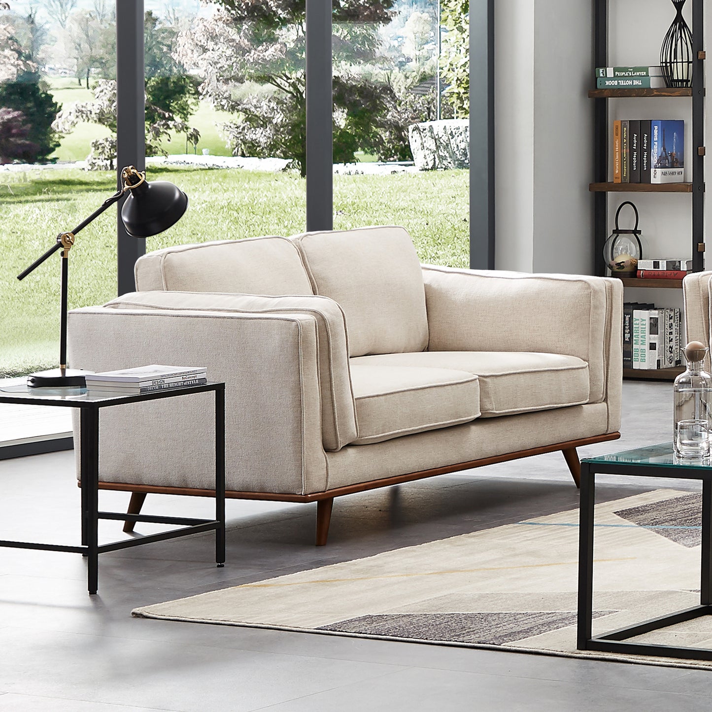 York 2 Seater Armchair Sofa Modern Lounge In Multiple Colour