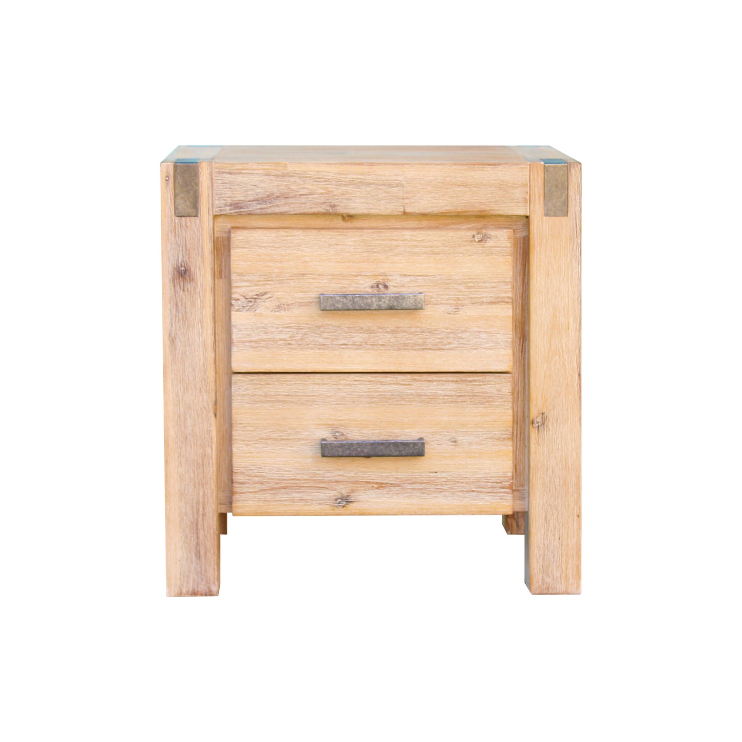 Nowra Solid Acacia Timber Bedside Table In Multiple Colour