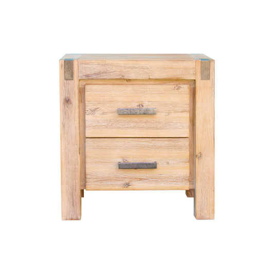 Nowra Solid Acacia Timber Bedside Table In Multiple Colour