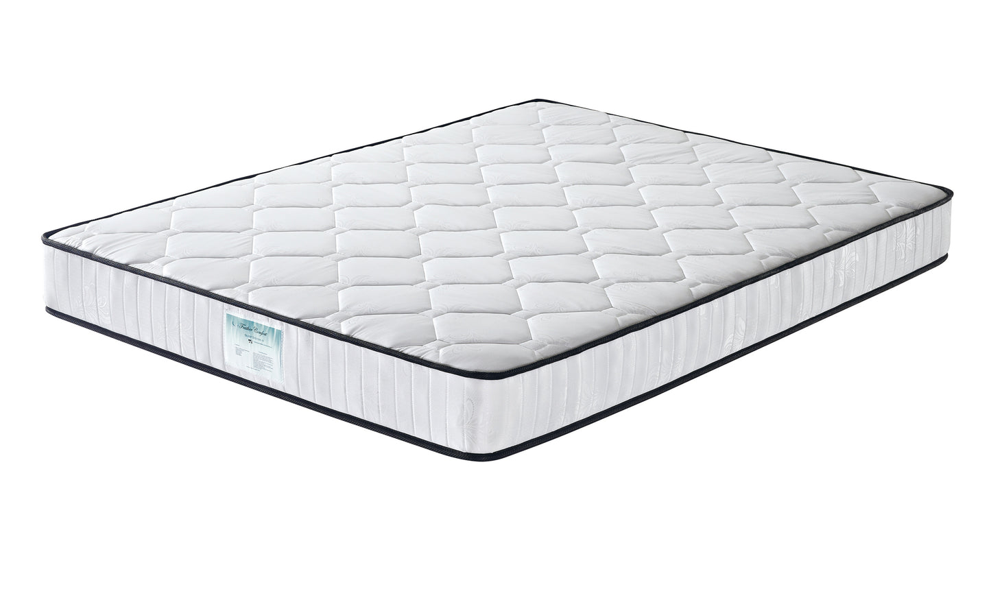 Non-Woven Damask Fabric 6 turn Pocket Coil Spring and Foam Sleep System 2 Mattress