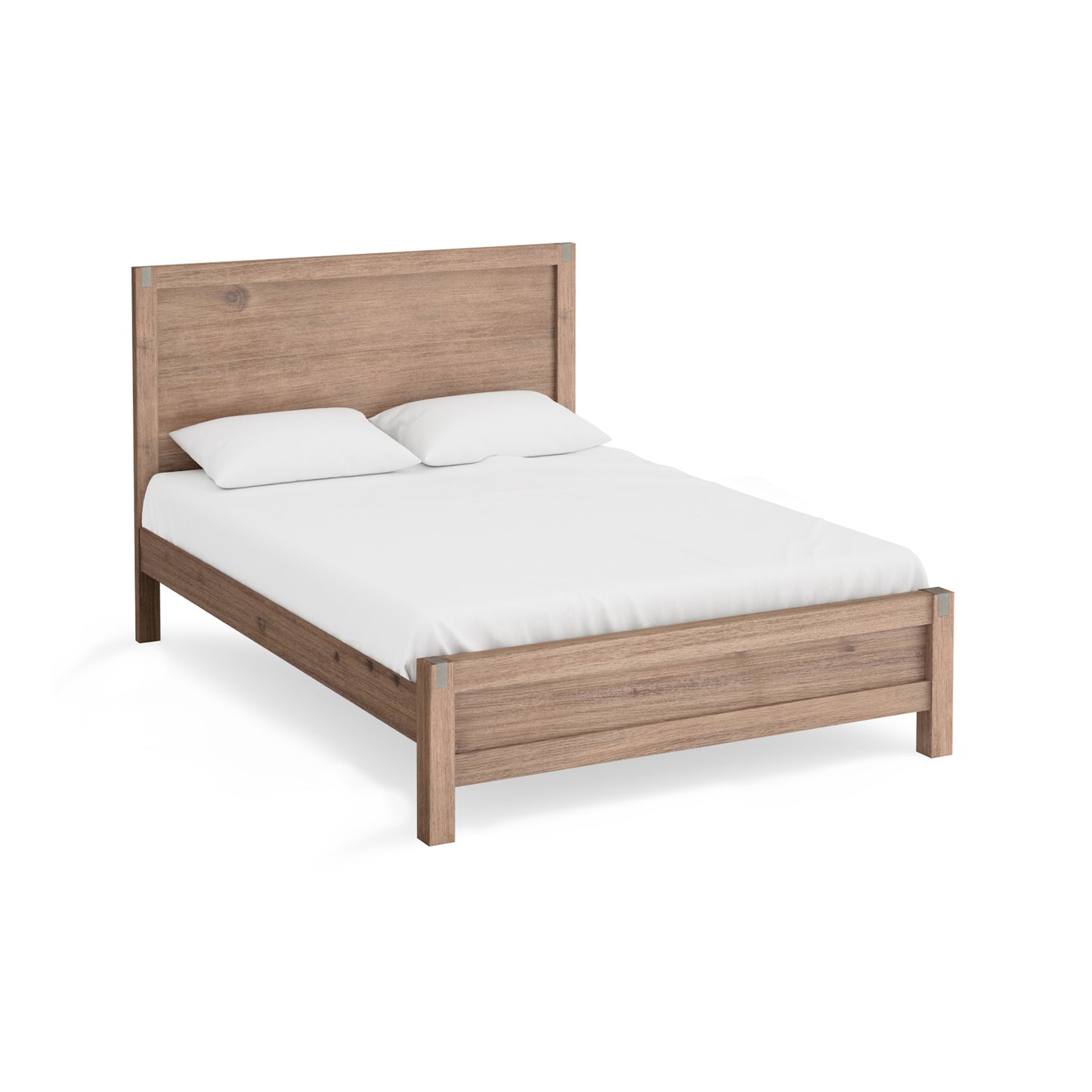 Nowra Solid Acacia Timber Bed Frame With Multiple Size & Colors