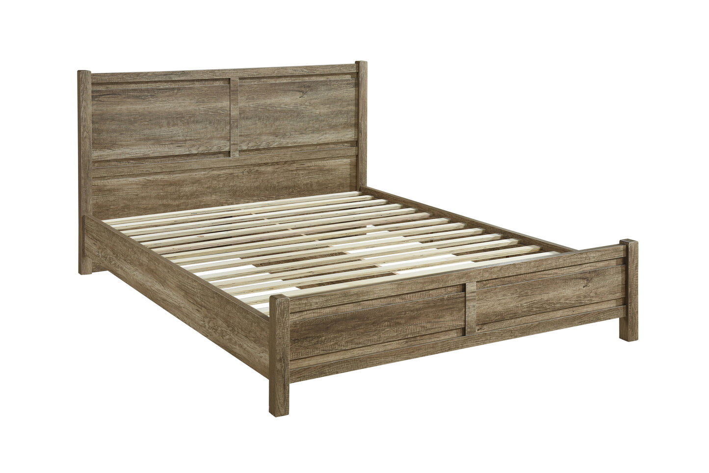 Cielo Natural Wood Like MDF Bed With Strong Legs in Multiple Size & Colour