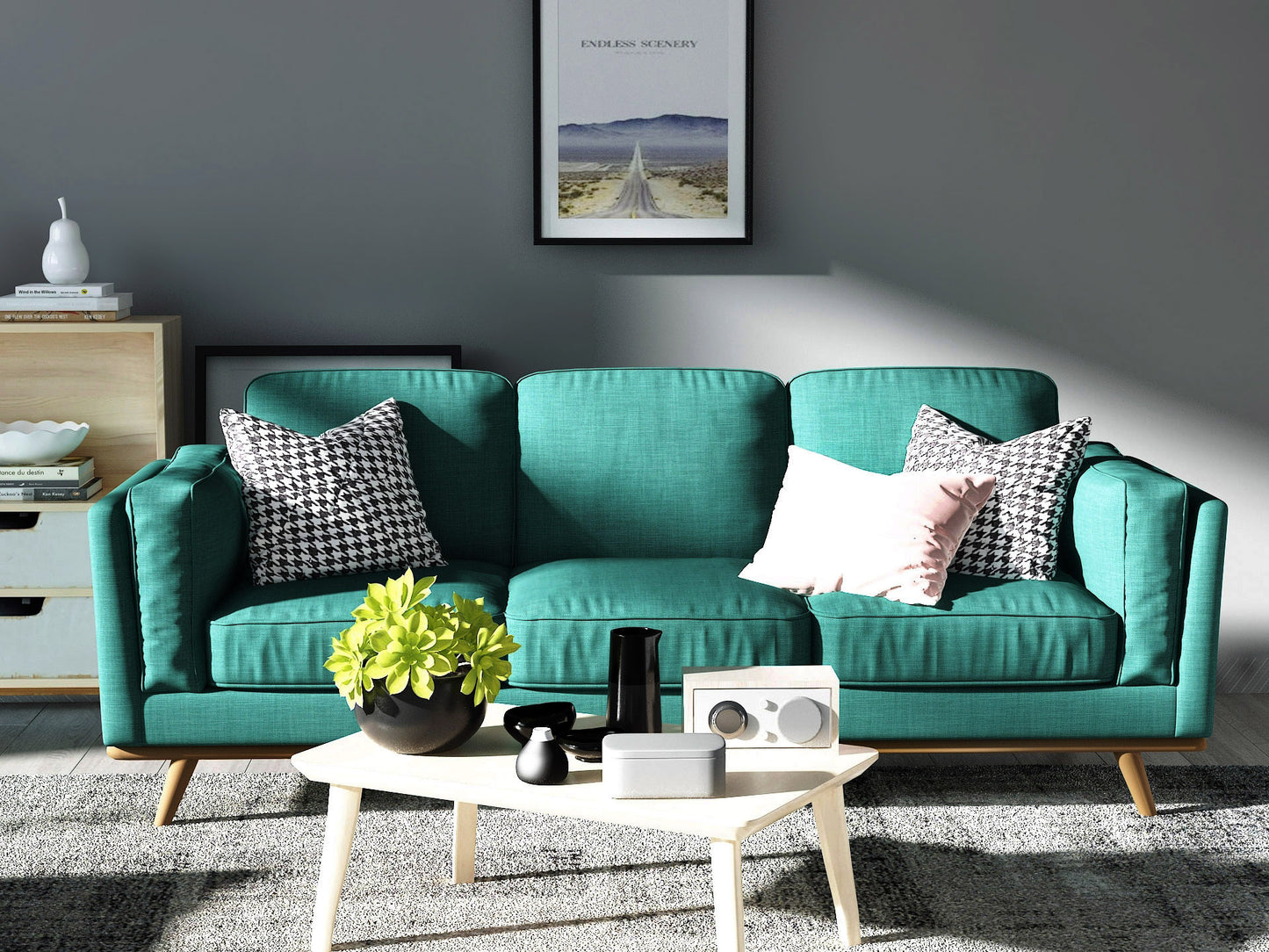 York 3 Seater Armchair Sofa Modern Lounge In Multiple Colour