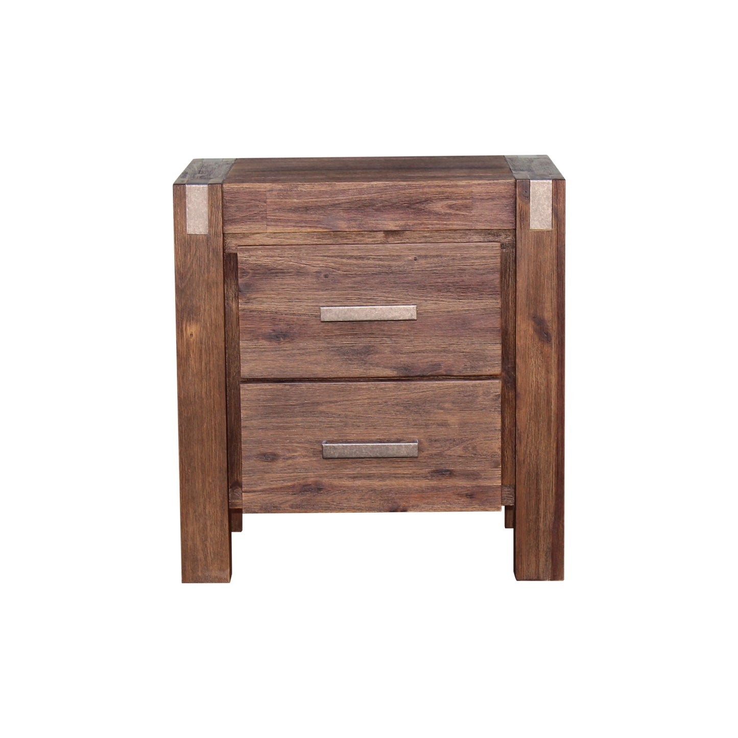 Nowra Solid Acacia Timber Bedside Table In Multiple Colour