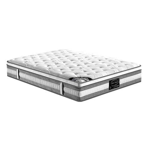 Premium Euro Top Pocket Spring Coil Mattress with Knitted Fabric & Medium Firm