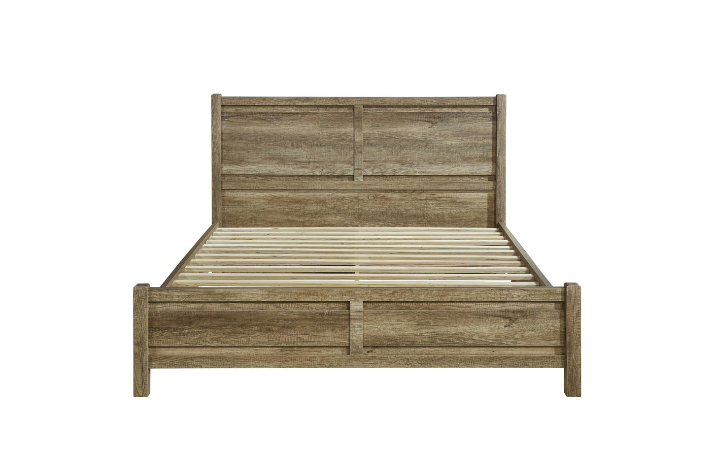 Cielo Natural Wood Like MDF Bed With Strong Legs in Multiple Size & Colour