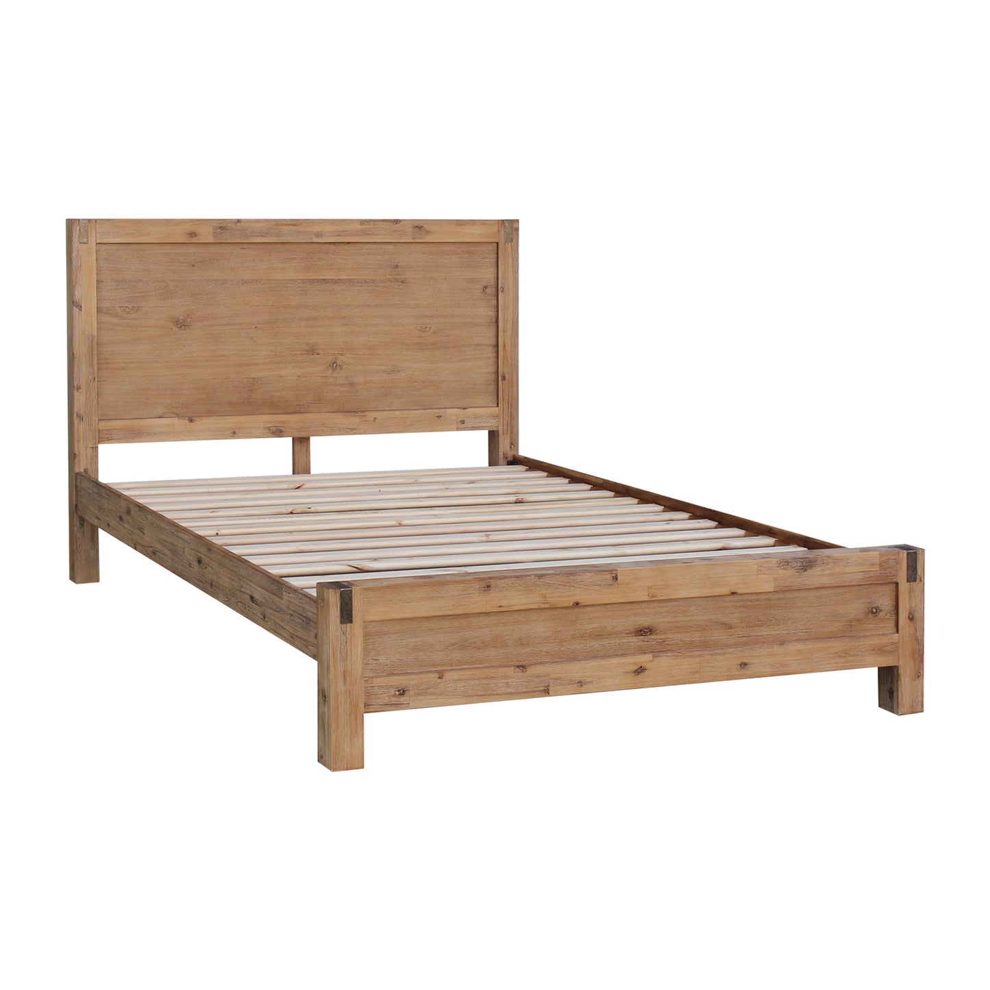 Nowra 4 Pcs Bedroom Suite Solid Acacia Timber in Multiple Size & Colour