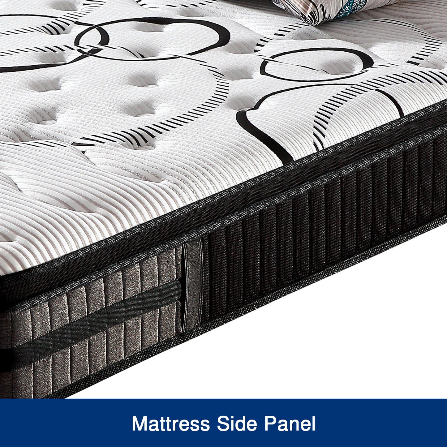 Knitted Fabric Pocket Coil 34.5 cm Cloud Gel Mattress