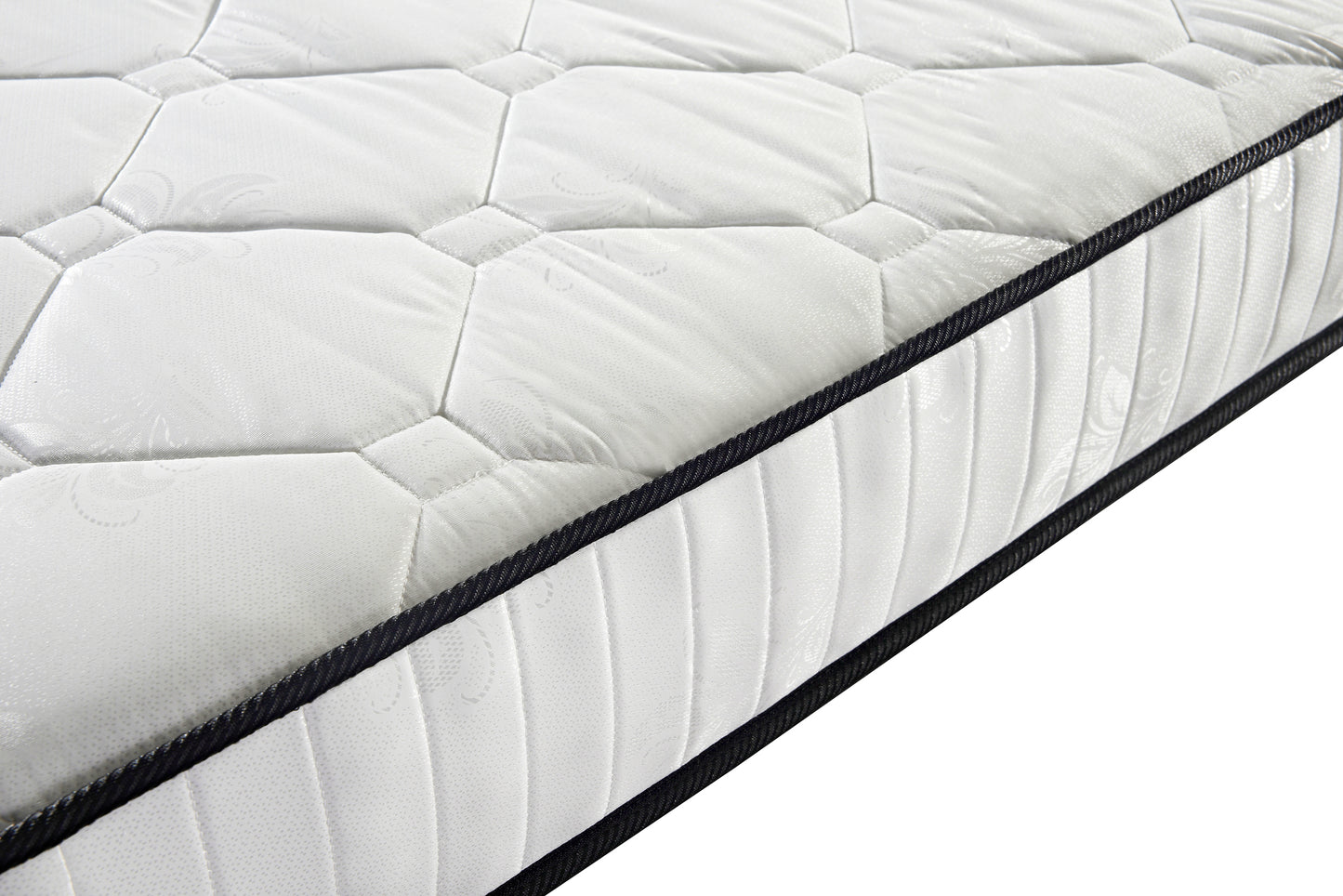 Non-Woven Damask Fabric 6 turn Pocket Coil Spring and Foam Sleep System 2 Mattress