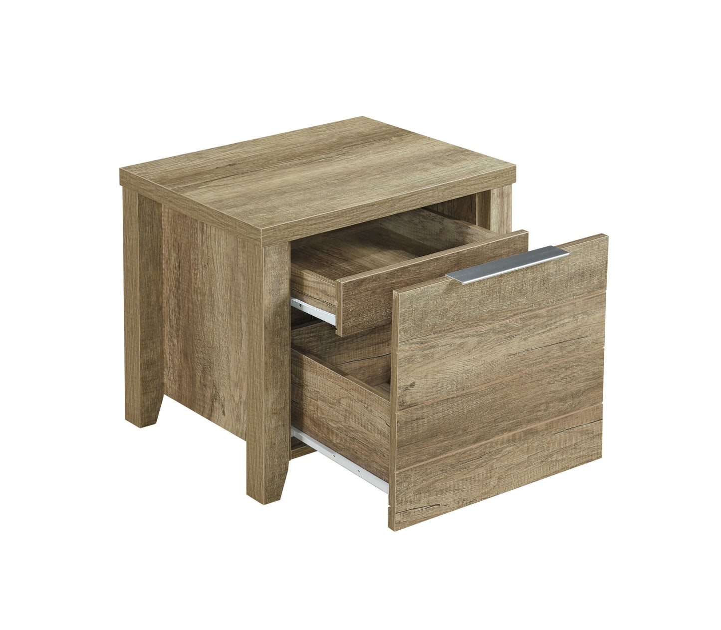 Cielo Natural Wood Like MDF Bedside Table in Multiple Colour