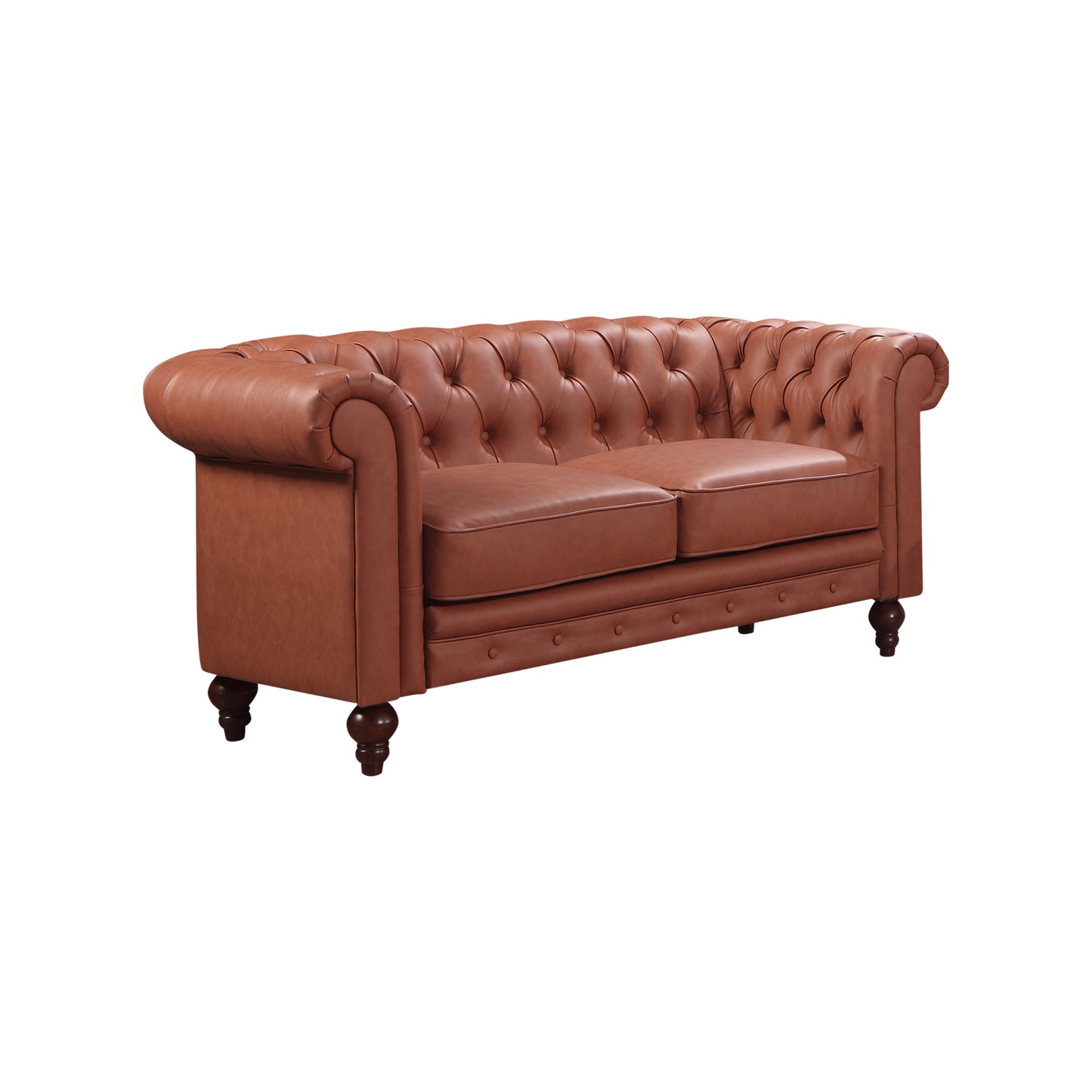 Madeline 3S+2S Soft and Sleek Brown Colour Sofa