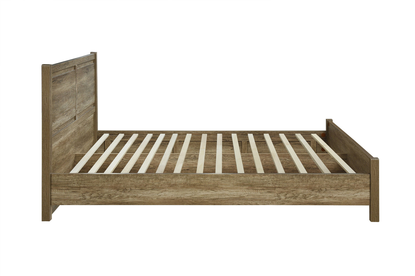 Cielo Natural Wood Like MDF Bed With Strong Legs in Multiple Size & Colour