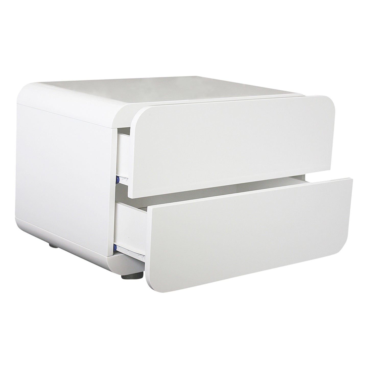 Prado Gloss MDF Black Bedside Table