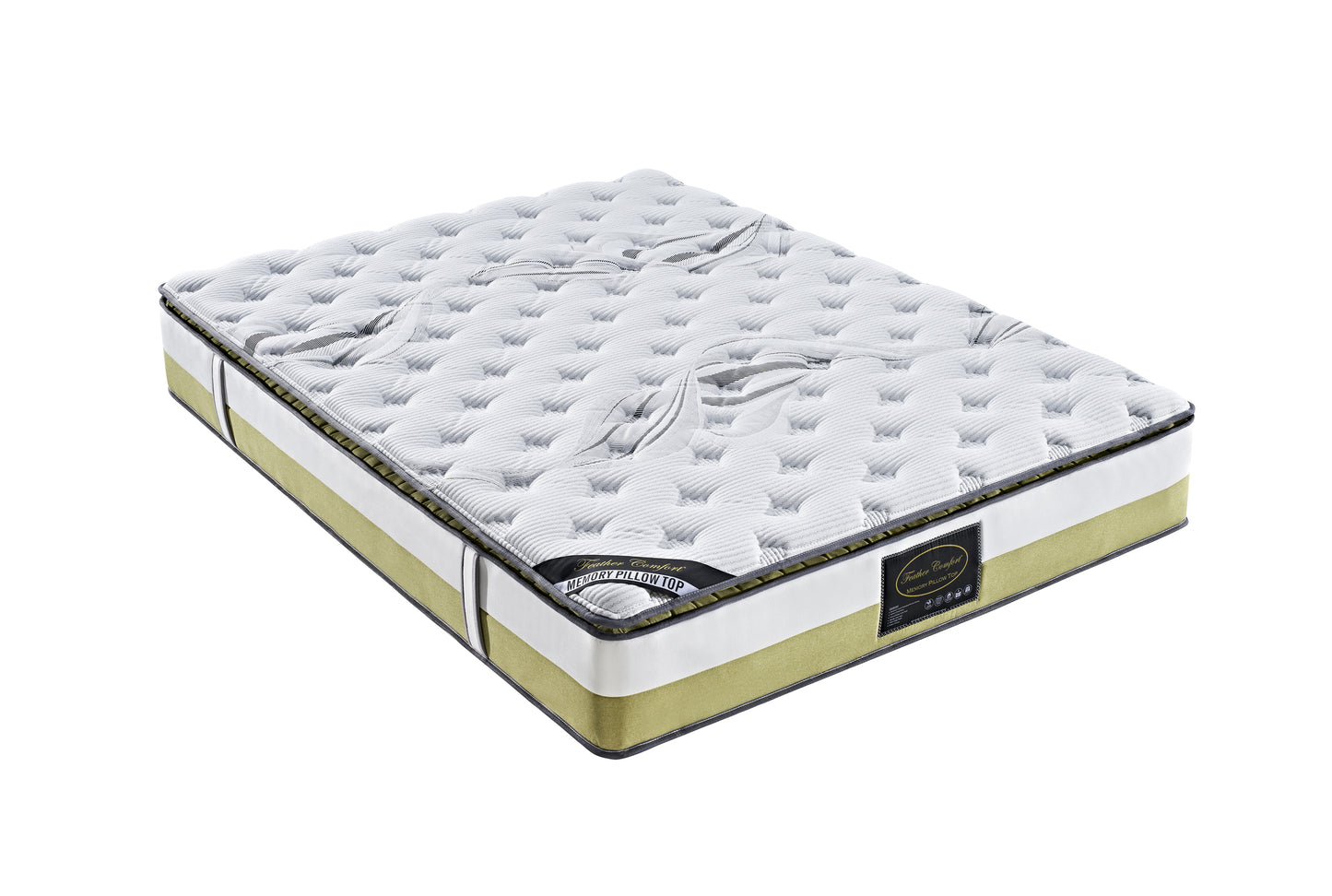 Hypo-Allergenic Memory Pillow Top Pocket Spring Foam Medium Firm Queen Mattress