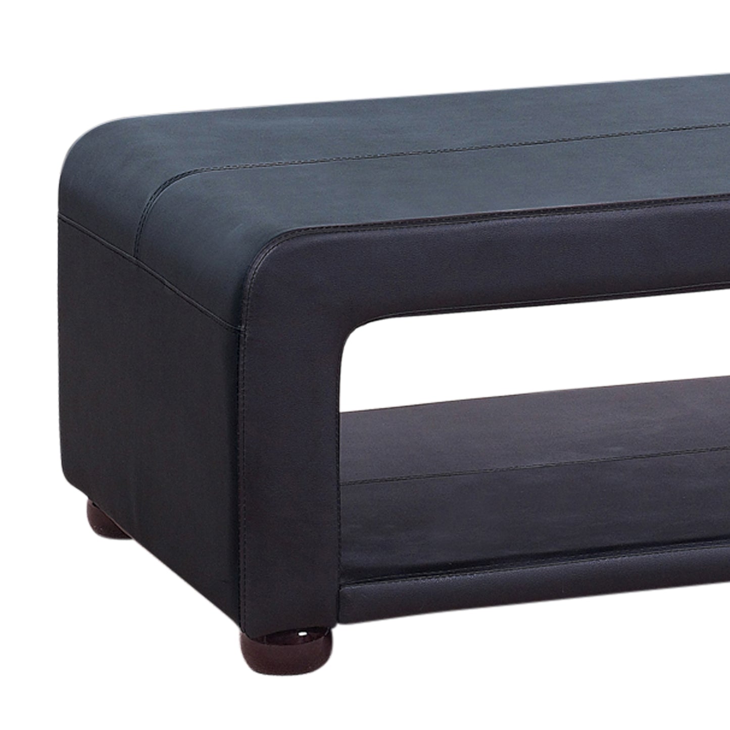 Majestic Modern Coffee Table With Premium Bonded Leather