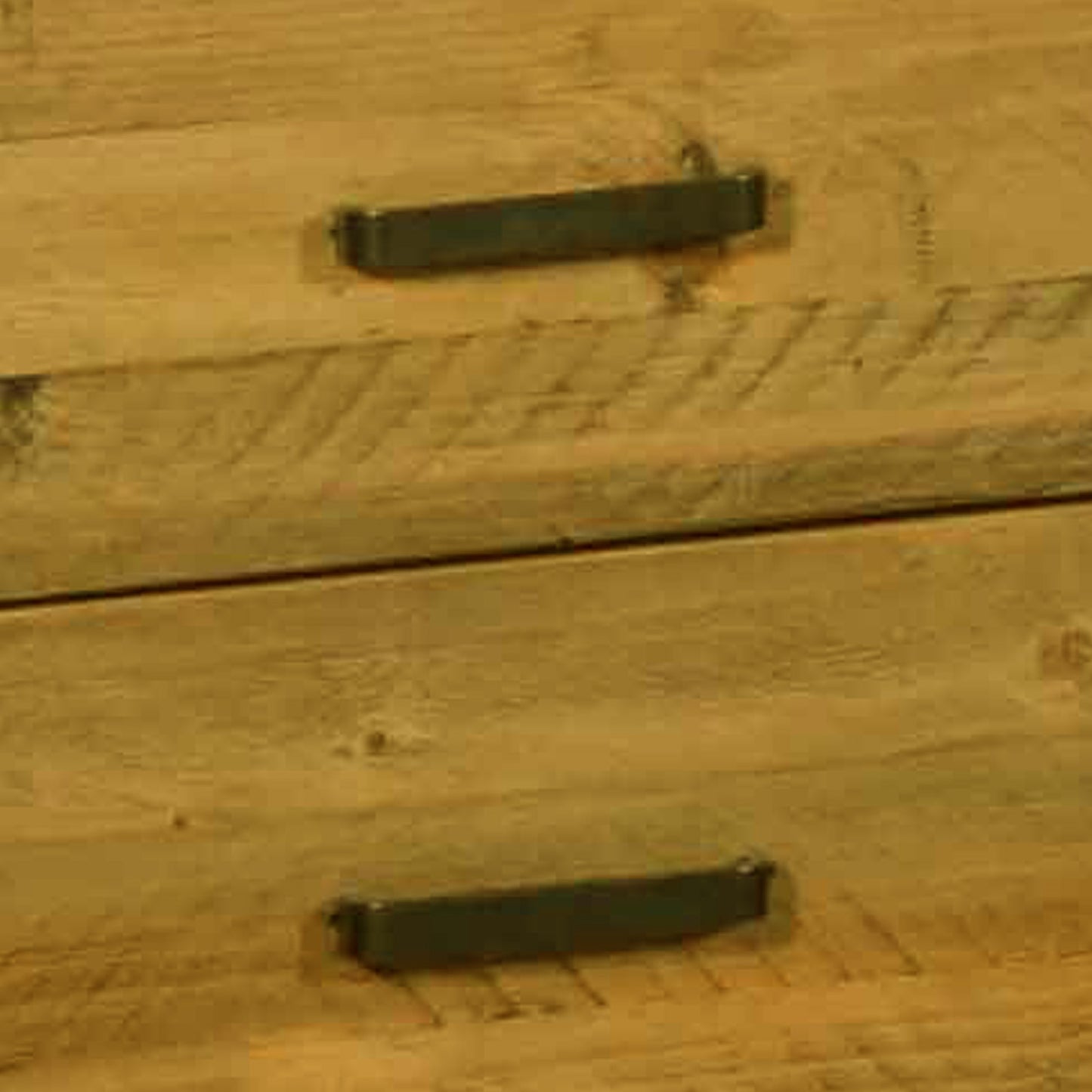 Woodstyle Solid Timber Light Brown 2 Drawers Bedside Table in Rustic Texture