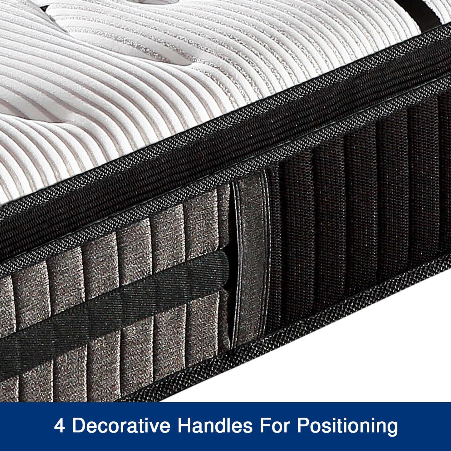 Knitted Fabric Pocket Coil 34.5 cm Cloud Gel Mattress