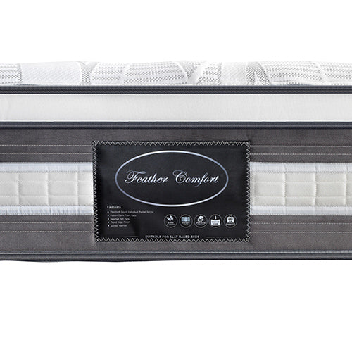 Premium Euro Top Pocket Spring Coil Mattress with Knitted Fabric & Medium Firm