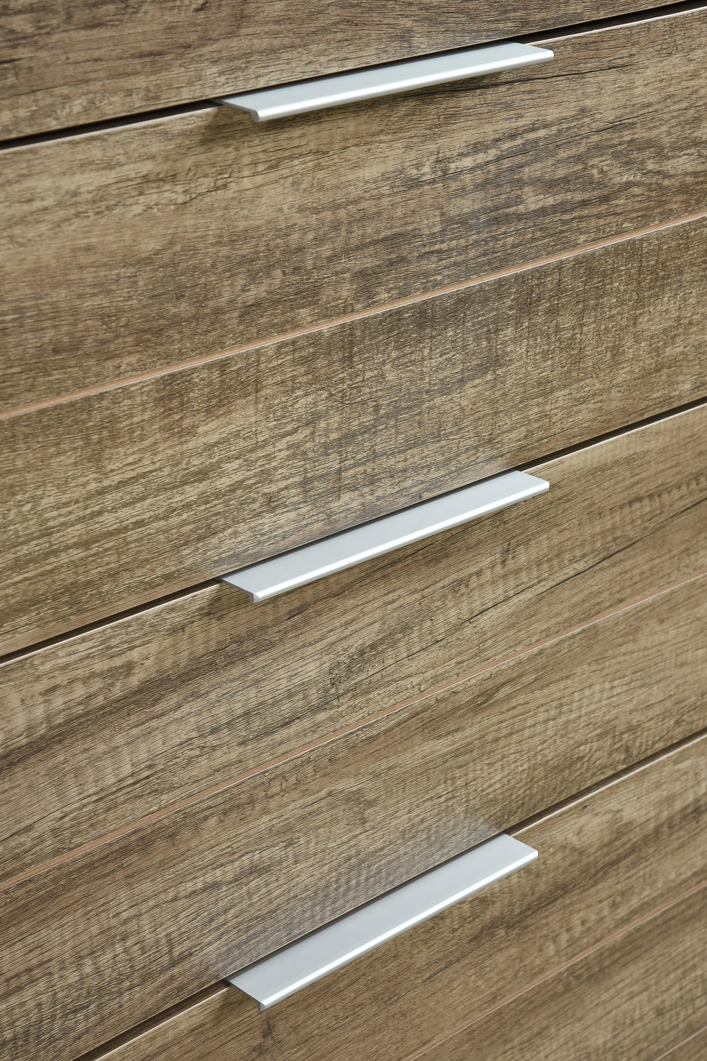 Cielo Natural Wood Like MDF 5 Drawers Tallboy in Multiple Colour