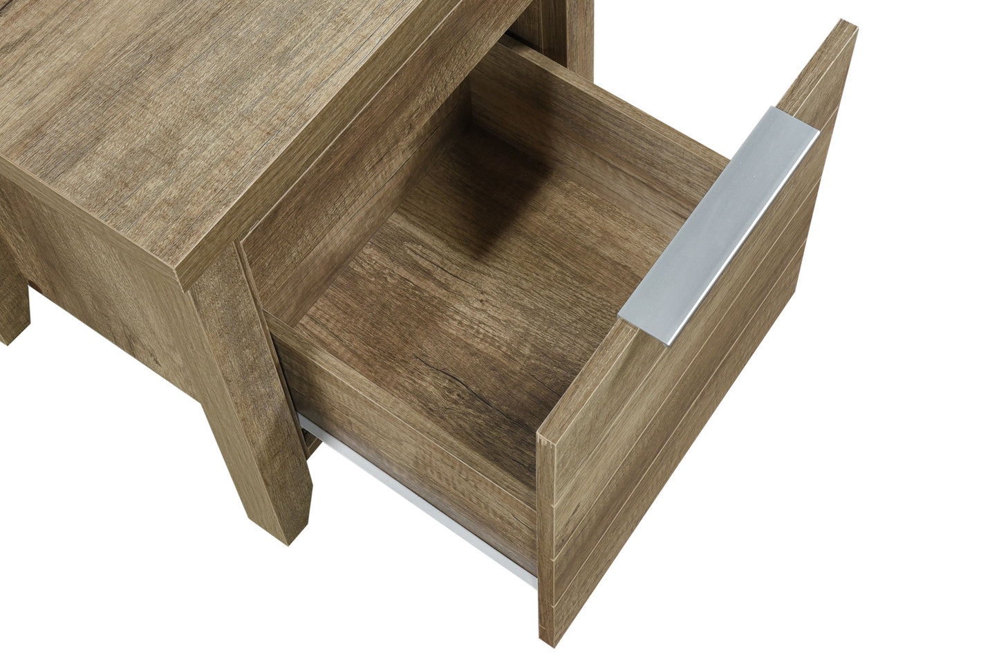 Cielo Natural Wood Like MDF Bedside Table in Multiple Colour
