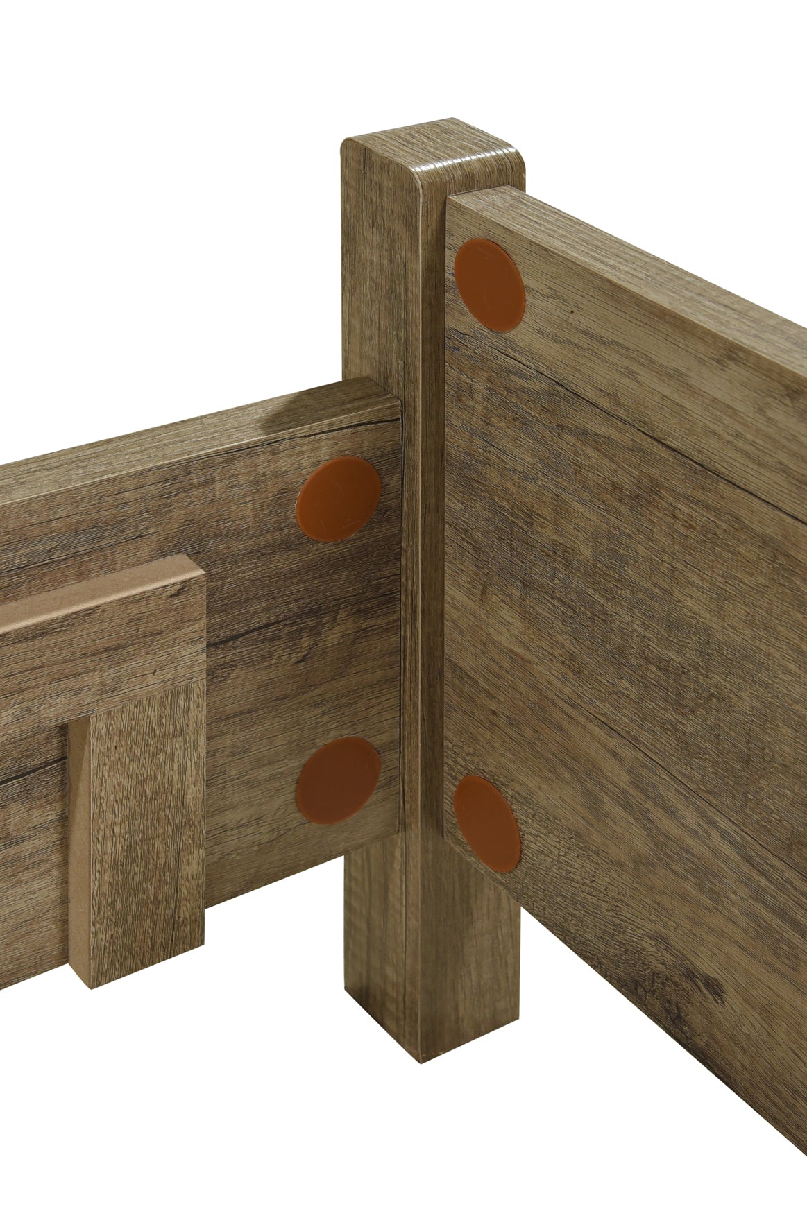 Cielo Natural Wood Like MDF Bed With Strong Legs in Multiple Size & Colour