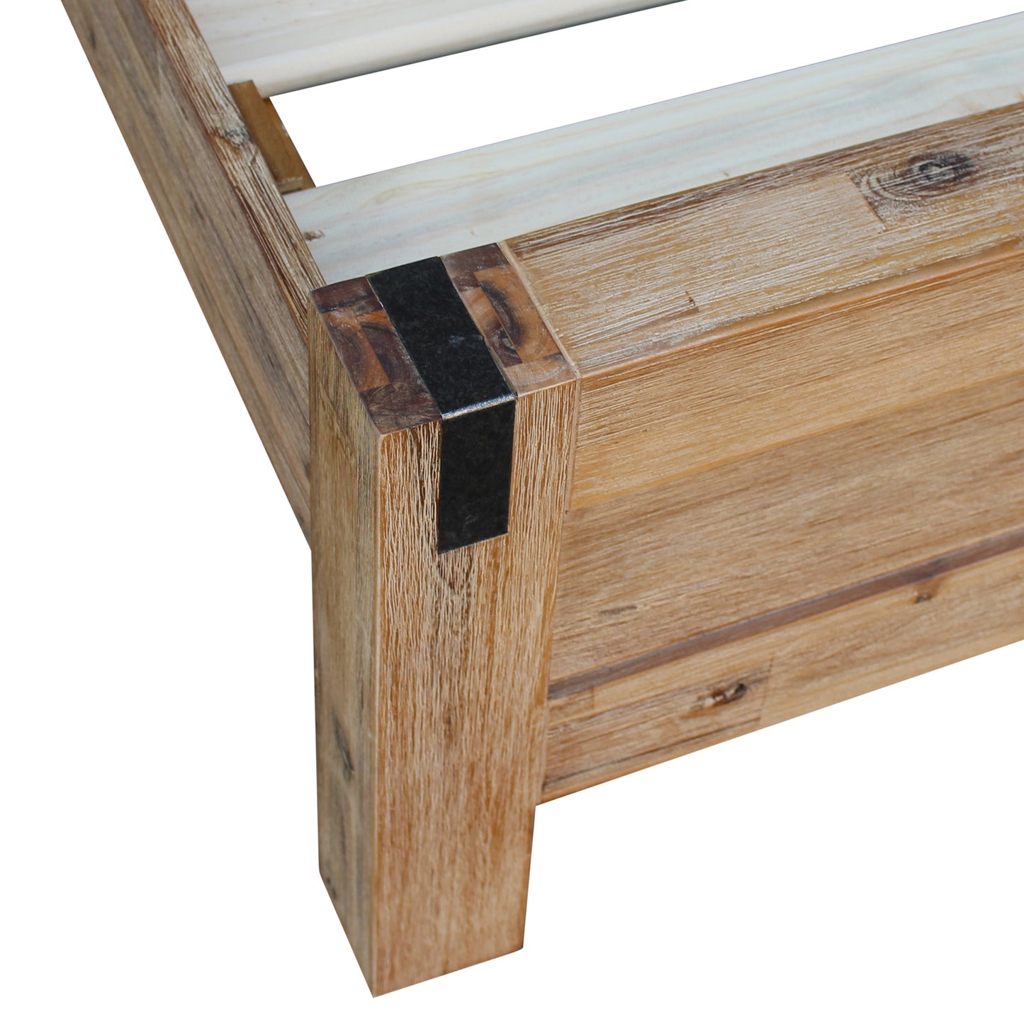 Nowra 4 Pcs Bedroom Suite Solid Acacia Timber in Multiple Size & Colour