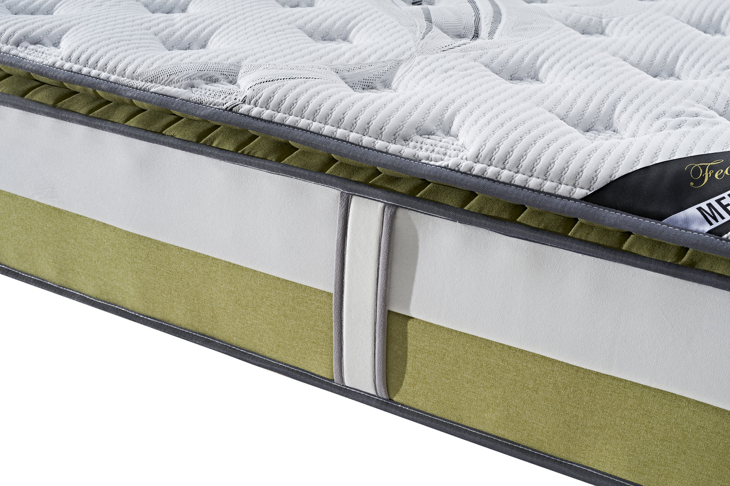 Hypo-Allergenic Memory Pillow Top Pocket Spring Foam Medium Firm Queen Mattress