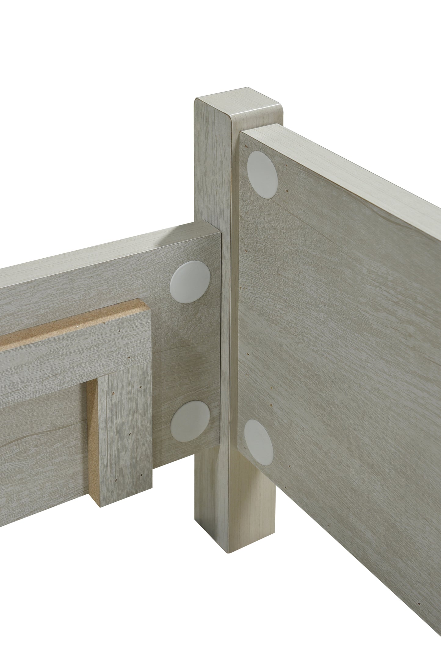 Cielo Natural Wood Like MDF Bed With Strong Legs in Multiple Size & Colour