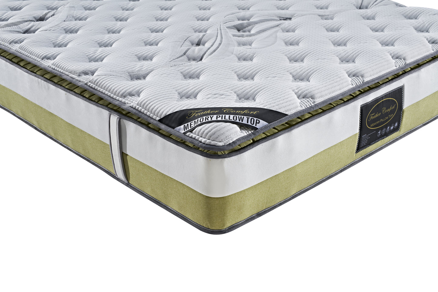 Hypo-Allergenic Memory Pillow Top Pocket Spring Foam Medium Firm Queen Mattress