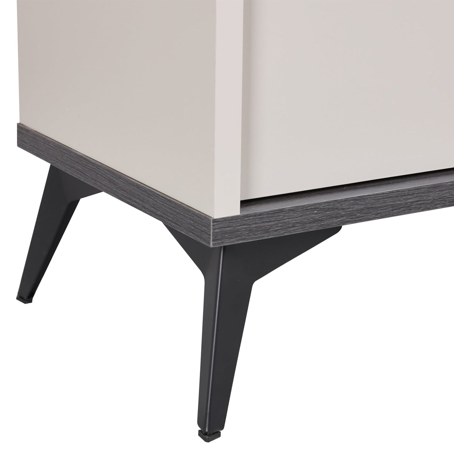 Maxwell Dresser MDF Melamine Finishing 6 Drawers Metal Handles Legs
