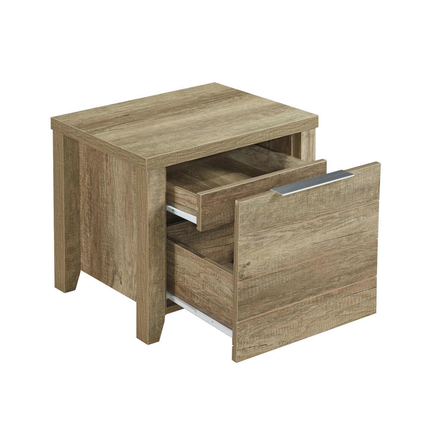 Cielo Natural Wood Like MDF Bedroom Suite 5 Pcs In Oak Colour with Dresser and Tallboy