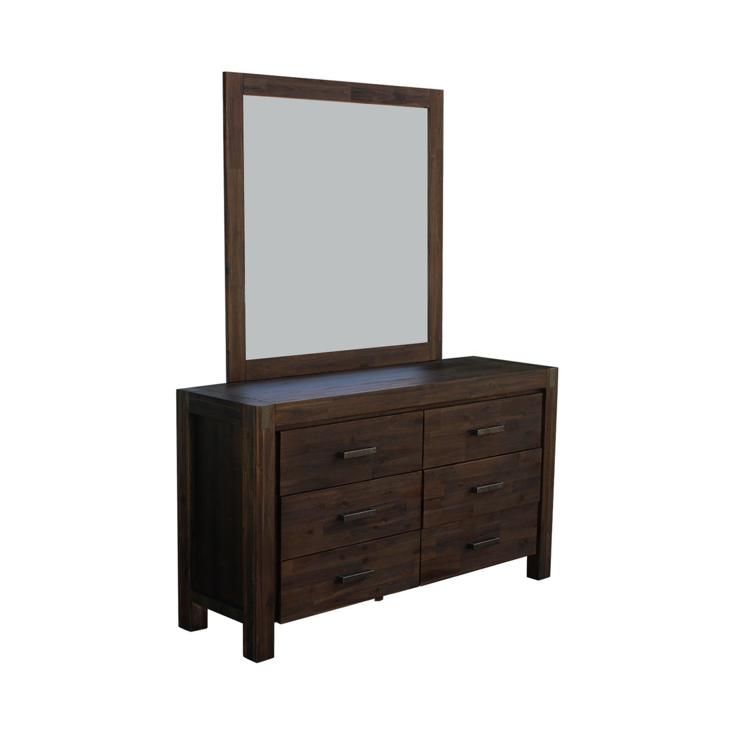 Nowra 4 Pcs Bedroom Suite Solid Acacia Timber in Multiple Size & Colour