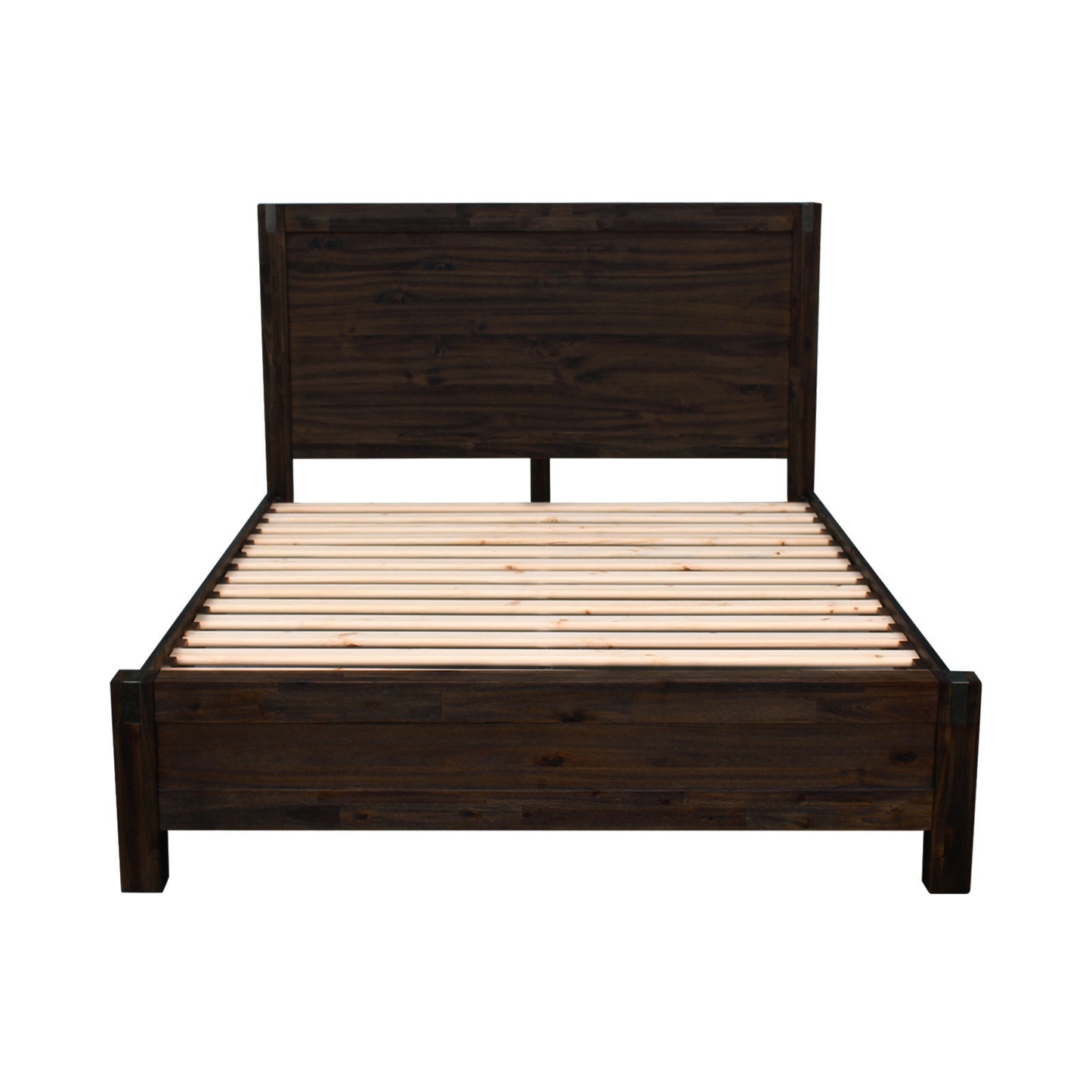 Nowra 4 Pcs Bedroom Suite Solid Acacia Timber in Multiple Size & Colour