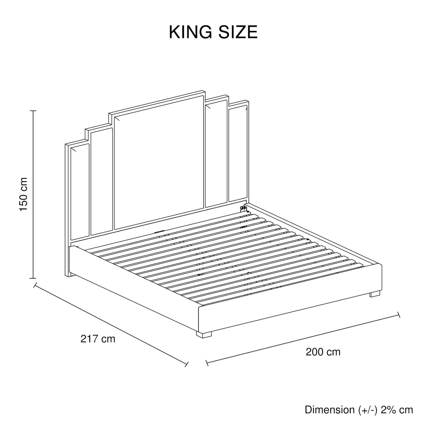 Austin Bed Frame Velvet Turquoise Fabric Padded Upholstery High Quality Slats Polished Stainless Steel Feet