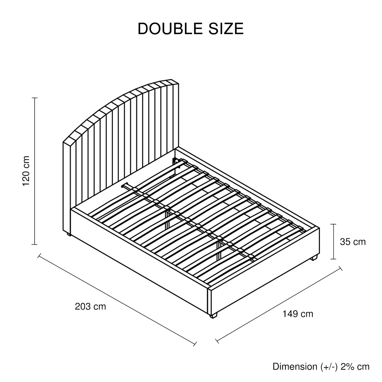 Camelia Pink Velvet Upholstery High Quality Slats Metal Structure Bed Frame in Multiple Sizes