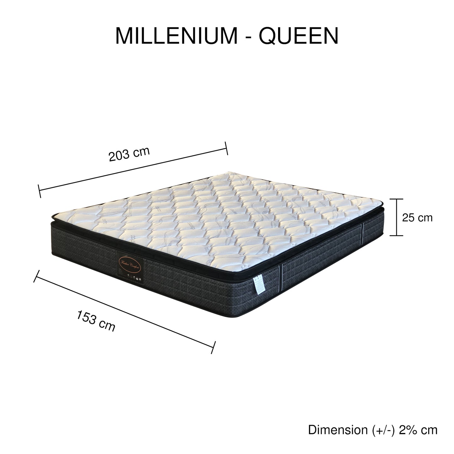 Premium Quality Millennium Bonnel Spring Mattress
