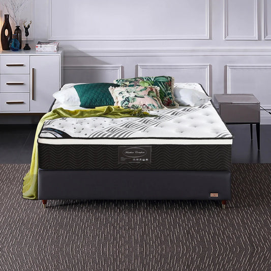 Latex Euro Top Pocket Spring Medium Firm Queen Mattress