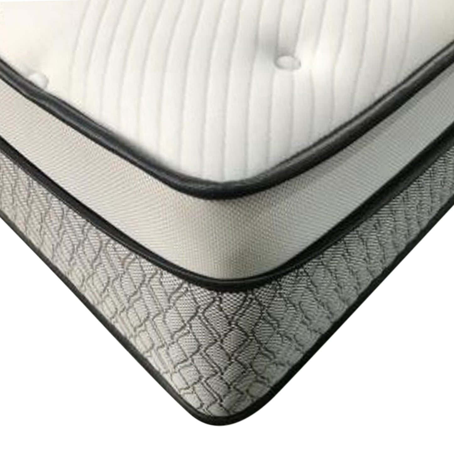 Dromana Euro Top Gel Memory Foam Pocket Spring Mattress with 6 Zone Pocket Coil Soft Firm Bed 30cm Thick