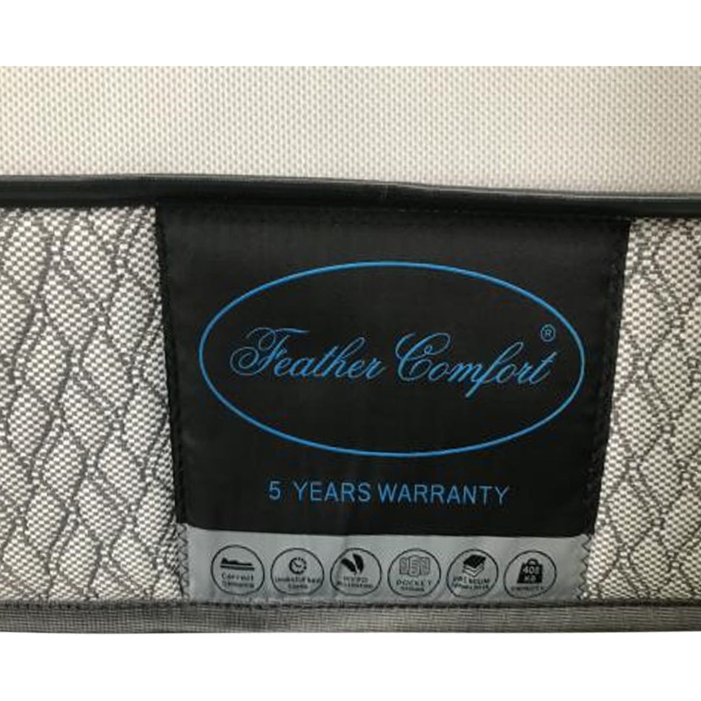 Dromana Euro Top Gel Memory Foam Pocket Spring Mattress with 6 Zone Pocket Coil Soft Firm Bed 30cm Thick