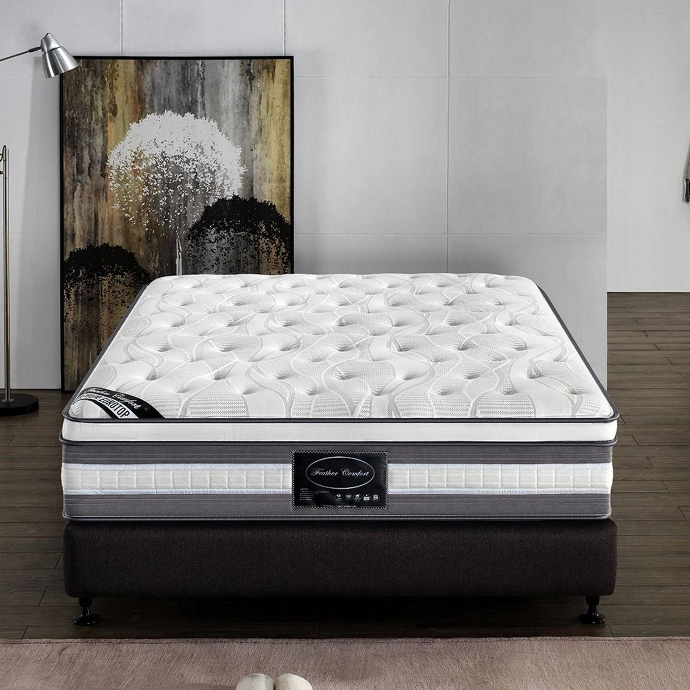 Premium Euro Top Pocket Spring Coil with Knitted Fabric Medium Firm Mattress