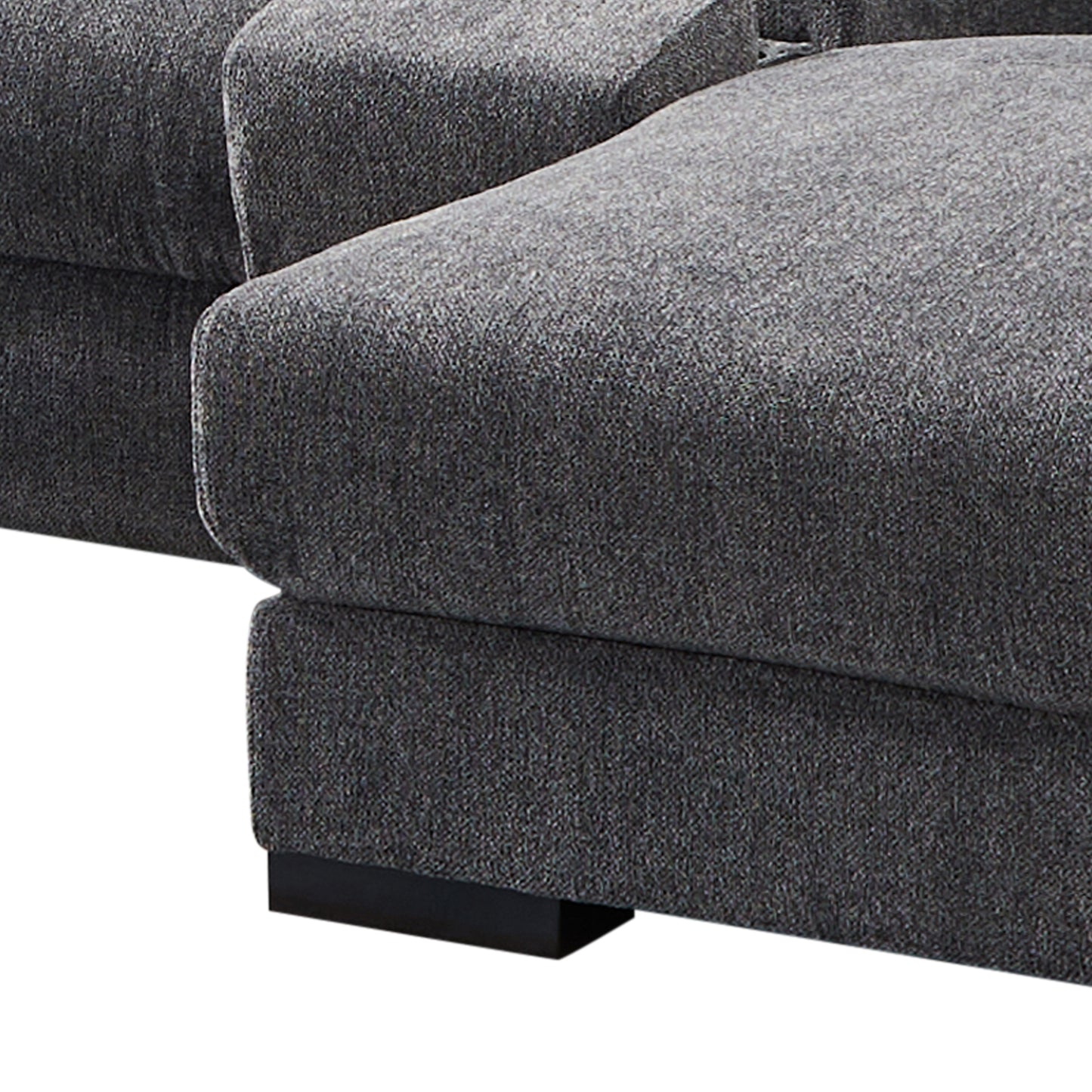 Sorrento Corner Sofa Right Hand Chaise Premium Fabric Electric Recliner with Manual Headrest Cup-holder Charging Point Lighting