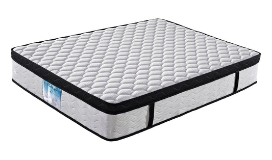 Exclusive Latex Euro Top Individual Pocket Spring Medium Firm 33cm Thick Queen Mattress