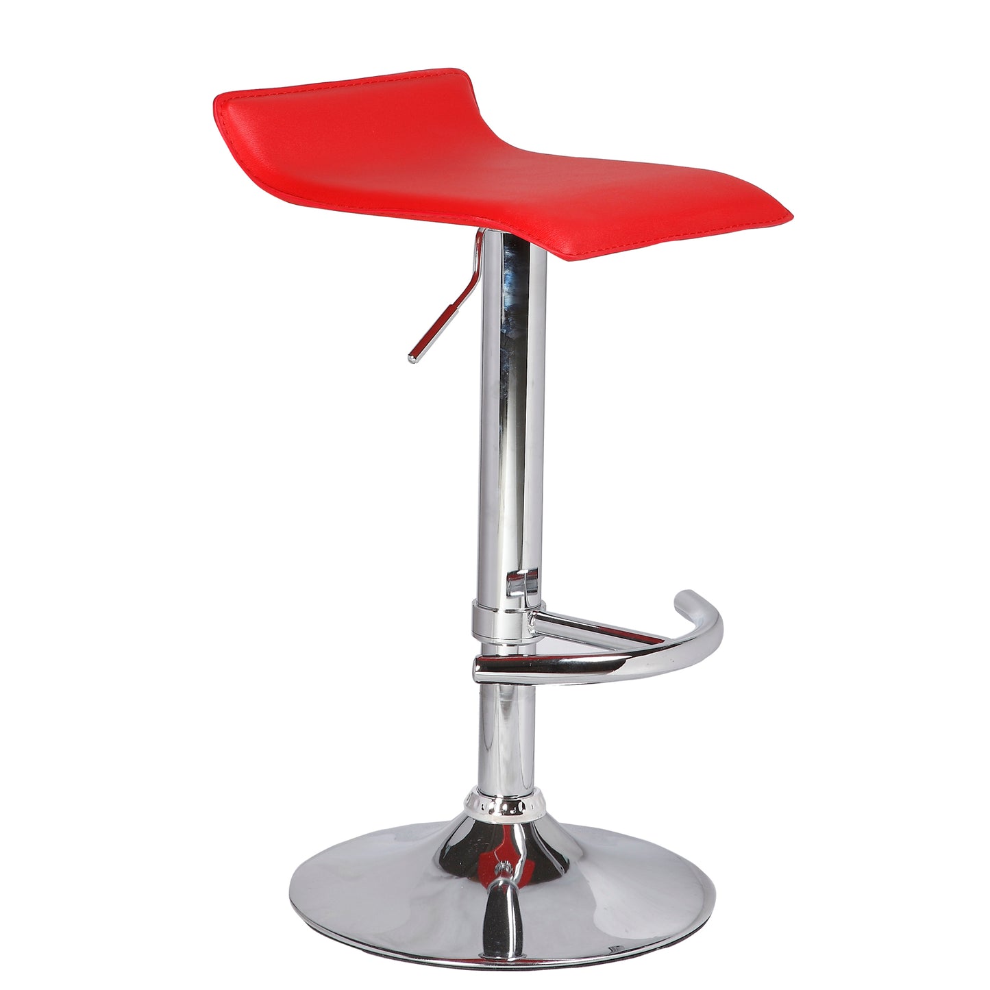 2X Mike Backrest Leather Seat Barstool