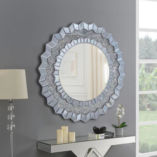 Glamorous Smokey Grey Wall Mirror Crafted with Premium-Quality Glass