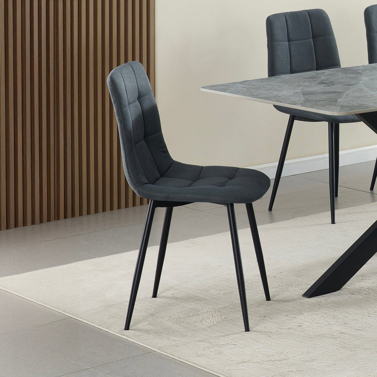 Monaco 6X Dining Chair Fabric Upholstered Modern Soft & Comfy