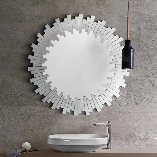 Sunburst Beautiful & Elegant Round Wall Mirror