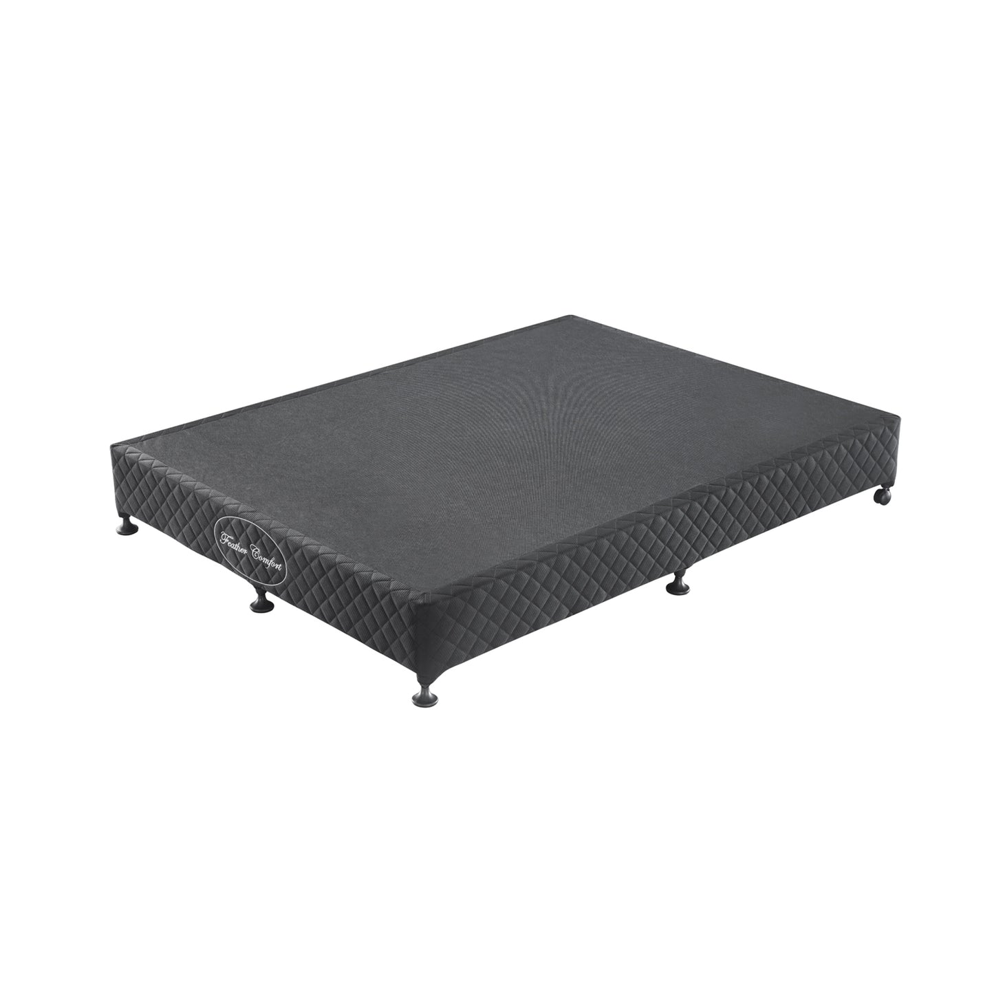 Wooden Mattress Base Ensemble Solid Slat With Removable Cover