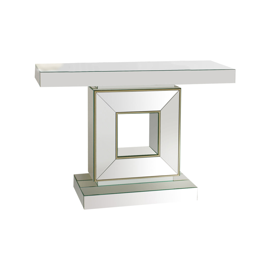 Cuba Hall Table Rectangular Shape & Mirror Attractive Base