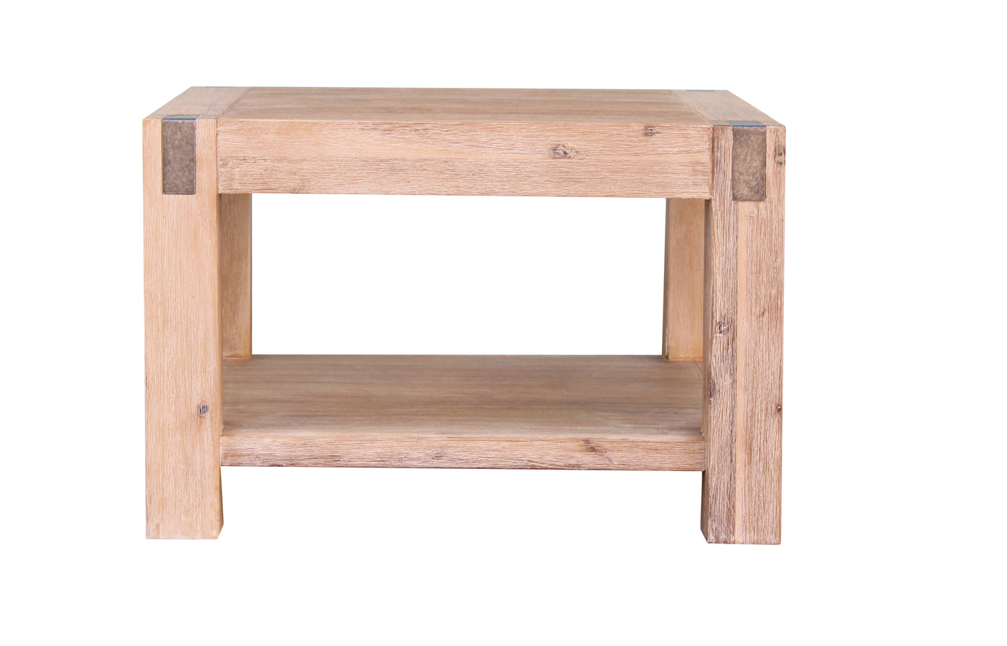 Nowra Solid Acacia Timber Oak Colour Square Shape Lamp Table