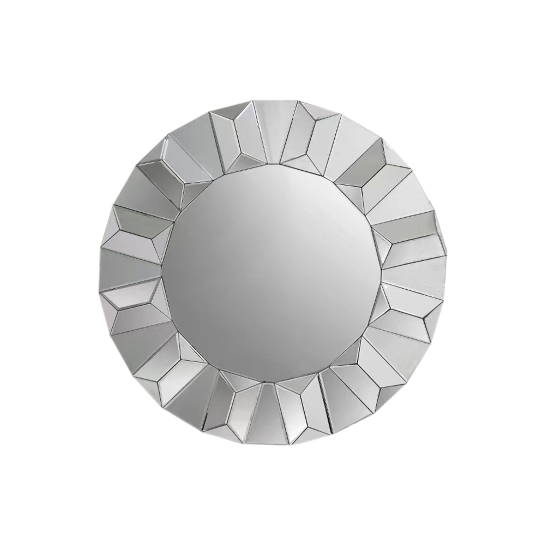 Modern & Beautiful Geometric Round Wall Mirror